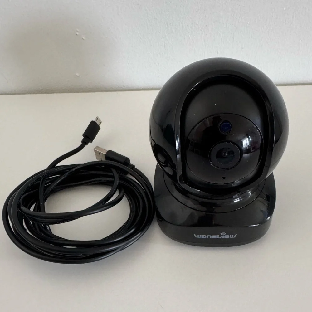 Wansview 1080 Cloud Full HD Camera, Black, USED in condition. Accepting Offer
